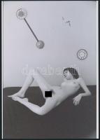 cca 1975 Nekünk van - életkedvünk, 3 db szolidan erotikus fénykép, korabeli negatívokról készült mai...