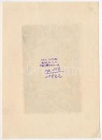 Karl Michel (1885-1966): Ex libris Hertha Heeren. Rézkarc, papír, jelzett a karcon, 11×7 cm