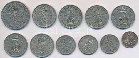 Nagy-Britannia 1935. 3p Ag "V. György" + 1926. 6p Ag "V. György" + 1944. 6p Ag &...