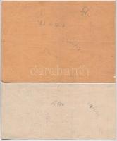 1943-1946. 5db-os élelmiszerjegy tétel, közte "MÁVAG Zsiradékjegy" ívben, "Állami tej...