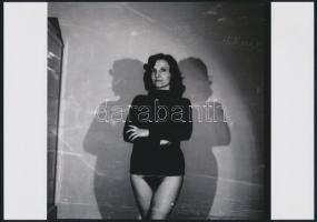 cca 1974 Leletek a régi képek dobozából, 3 db szolidan erotikus fénykép, korabeli negatívokról készü...