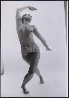 cca 1976 Három helyszínen három pillanat, 3 db szolidan erotikus fénykép, korabeli negatívokról kész...