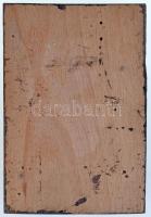 1943. "MLSZ (Magyar Labdarúgó Szövetség) - 10 éves működés emlékére 1943" fém emlékplakett...