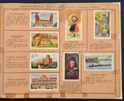 cca 1935 Áldás Jancsi és Juliska világ körüli útja, Áldás Kávépótló Gyár díszalbuma beragasztott cím...