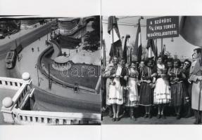 Budapesti életképek, városképek, 21 db korabeli negatívról készített mai nagyítások, 13x18 cm és 9x1...