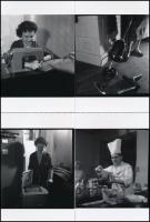 1961 Háztartási gépek, 11 db vintage negatív (6x6 cm) és az ezekről készített mai nagyítások (10x15 cm), Kotnyek Antal (1921-1990) fotóriporter hagyatékából