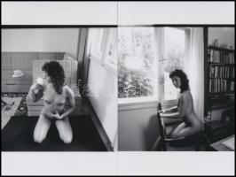 cca 1978 Szolidan erotikus fényképek tétele, 13 db vintage negatívról készült mai nagyítás, 9x13 cm ...