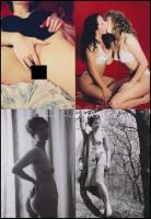 cca 1977 Szolidan erotikus fényképek tétele, 21 db vintage negatívról készült mai nagyítás, 9x13 cm ...