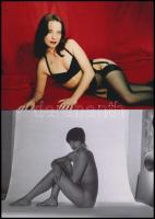 cca 1977 Szolidan erotikus fényképek tétele, 21 db vintage negatívról készült mai nagyítás, 9x13 cm ...