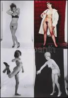 cca 1976 Szolidan erotikus fényképek tétele, 33 db vintage negatívról készült mai nagyítás, 9x13 cm ...