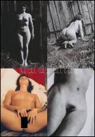 cca 1975 Szolidan erotikus fényképek tétele, 44 db vintage negatívról készült mai nagyítás, 9x13 cm ...