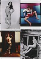 cca 1975 Szolidan erotikus fényképek tétele, 44 db vintage negatívról készült mai nagyítás, 9x13 cm ...