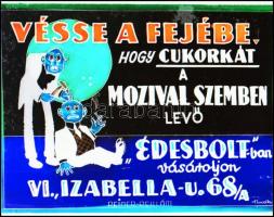 cca 1947 Fekete György (1904-1990) budapesti fényképész specialitása a mozikban nagyfilmek előtt vet...