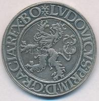 Csehország / történelmi tartomány 1525. Tallér "Szent Joachim" ezüstözött fém másolata dís...