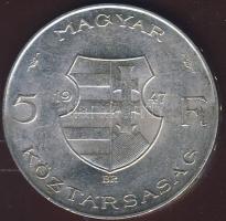 1947. 5Ft Ag "Kossuth" T:1