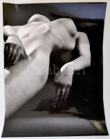 cca 1972 Aktfotók, 4 db vintage fotó, 40x30 cm / 4 nude photos, 40x30 cm