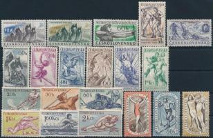 1957-1960 Sport motívum 4 klf sor + 1 db önálló érték, 1957-1960 Sport 4 diff sets + 1 stamp