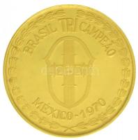Brazília 1970. "Jules Rimet Kupa - Futball Világbajnoki Trófea / Háromszor Brazil Győzelem - Me...