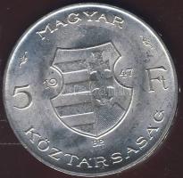 1947. 5Ft Ag "Kossuth" T:1