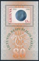Lithuanian postal symbol hologram block, A litván posta jelképe hologramos blokk