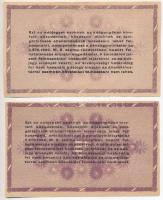 1946. 100.000AP (2x) vízjeles papíron, elcsúszott elő- illetve hátlapi nyomattal T:III