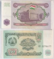 Tádzsikisztán 1994. 20R + 50R T:I Tajikistan 1994. 20 Rubles + 50 Rubles C:UNC