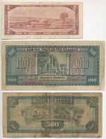 Vegyes: Kanada 1954. 2$ + Görögország 1926. 1000D + 1932. 500D + 2db UPU válasz kupon, 1946 és 1951-...