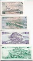 Izland 1957. 5K + 10K + 25K + 100K + 1961. 1000K T:I-II
Iceland 1957. 5 Kronur + 10 Kronur + 25 Kro...