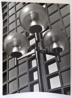 cca 1975 Budapesti városképek, 5 db jelzett vintage fotó, 40x30 cm