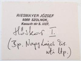 cca 1975 Budapesti városképek, 5 db jelzett vintage fotó, 40x30 cm