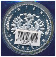 Ausztria DN "Stephansdom Bécs" ezüstözött fém szuvenír érem, bontott, eredeti csomagolásba...