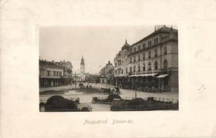 1910 Nagyvárad, Oradea; Bémer tér / square, photo (EK)