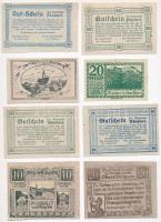 Ausztria 1919-1920. 10h-80h (14x) szükségpénzek, többek között Pöndorf, Eferding és Mondsee T:I-II
...