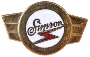 DN "SIMSON" zománcozott fém jelvény (21x13mm) T:2