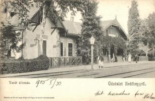 Erdőhegy, Padureni (Kisjenő); vasútállomás / railway station (EK)