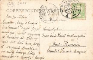 1906 K.u.K. katonák az új géppuskával gyakorlatoznak Királyhidánál / K.u.K. soldiers practicing with...