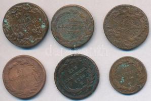 Ausztria 1761P 1kr Cu "Mária Terézia" + 1763S 1kr Cu "Mária Terézia" + 1780S 1kr...