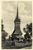 Huszt, Chust; fatemplom / Dreveny kostelik / wooden church 1938 Munkács visszatért So. Stpl