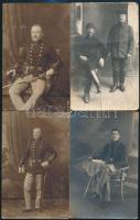 cca 1914-1918 7 db I. világháborús és katonai fotó, fotólap