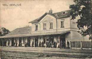 Nagyszőlős, Vynohradiv, Sevlus (Sevljus); vasútállomás / railway station (EK)
