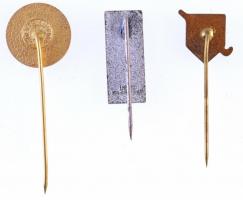 10db-os vegyes jelvény és kitűző tétel sport témában T:1-,2