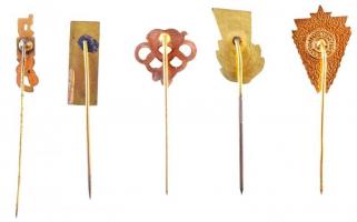 10db-os vegyes jelvény és kitűző tétel sport témában T:1-,2