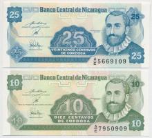 Nicaragua 1991. 10C + 25C T:I Nicaragua 1991. 10 Centavos + 25 Centavos C:UNC