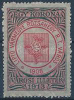 Rózsahegy 1913 MPIK 1 (40.000)