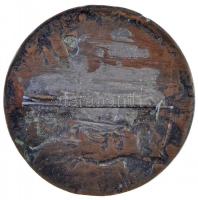 1954. "Dunai árvízvédelemért" Br jelvény (37mm) T:2