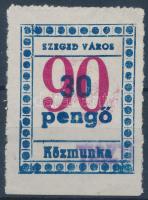 Szeged 1945 Közmunkabélyeg MPIK 2 (5.000)