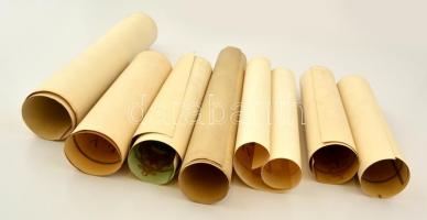 cca 1950-1966 Szocialista oklevelek, 7 db, változó állapotban