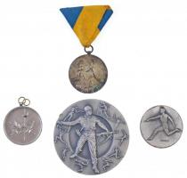 16db-os vegyes sport- és díjérem tétel, közte ~1940. "SzVSE I." fém díjérem "LUDVIG&q...