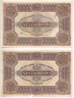 1920. 100K (4x) hajtatlanok T:II-III