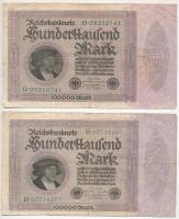 Németország / Weimari Köztársaság 1923. 100.000M (5x) T:III
Germany / Weimar Republic 1923. 100.000...